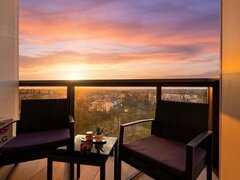 Studio dublu premium, priveliste spectaculoasa la apus, piscina, sala de fitness